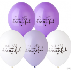  Шар с рисунком 14" You Are Beautiful